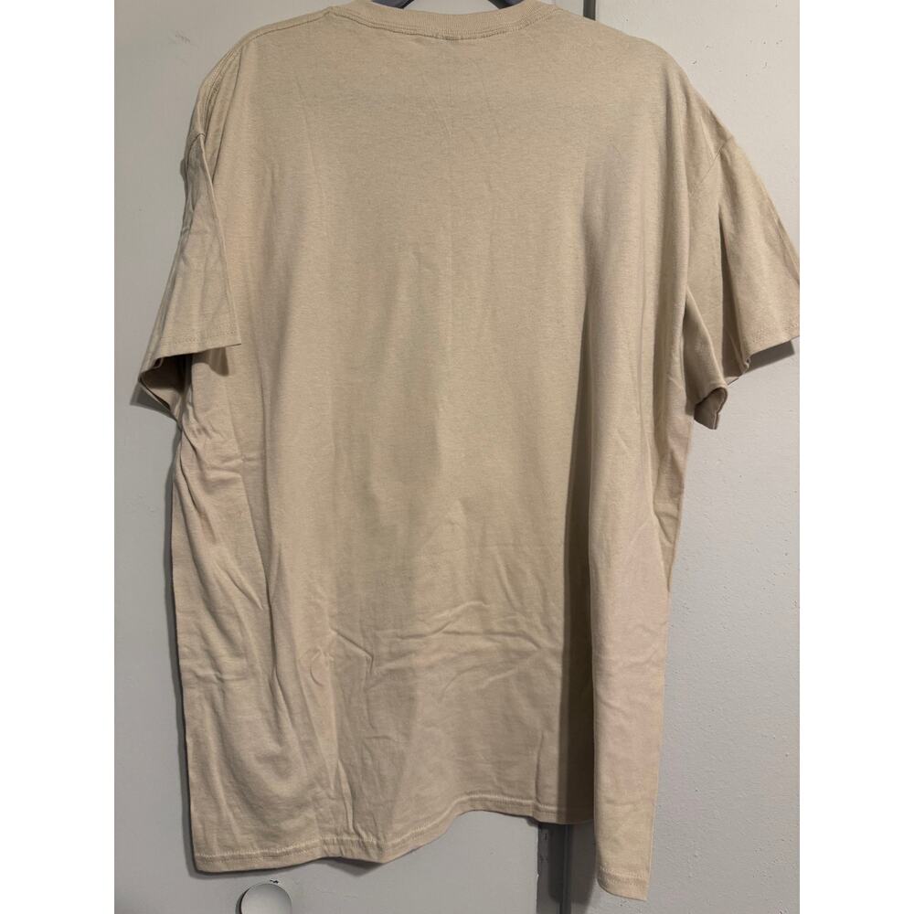 LA Bow Graphic T-Shirt Sand Color Pink Coquette Aesthetic Size Small - Picture 5 of 6